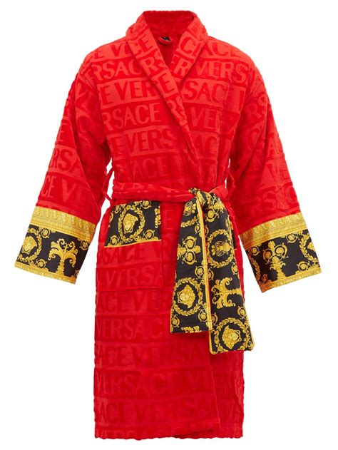 mens versace robe|versace bathrobes for men.